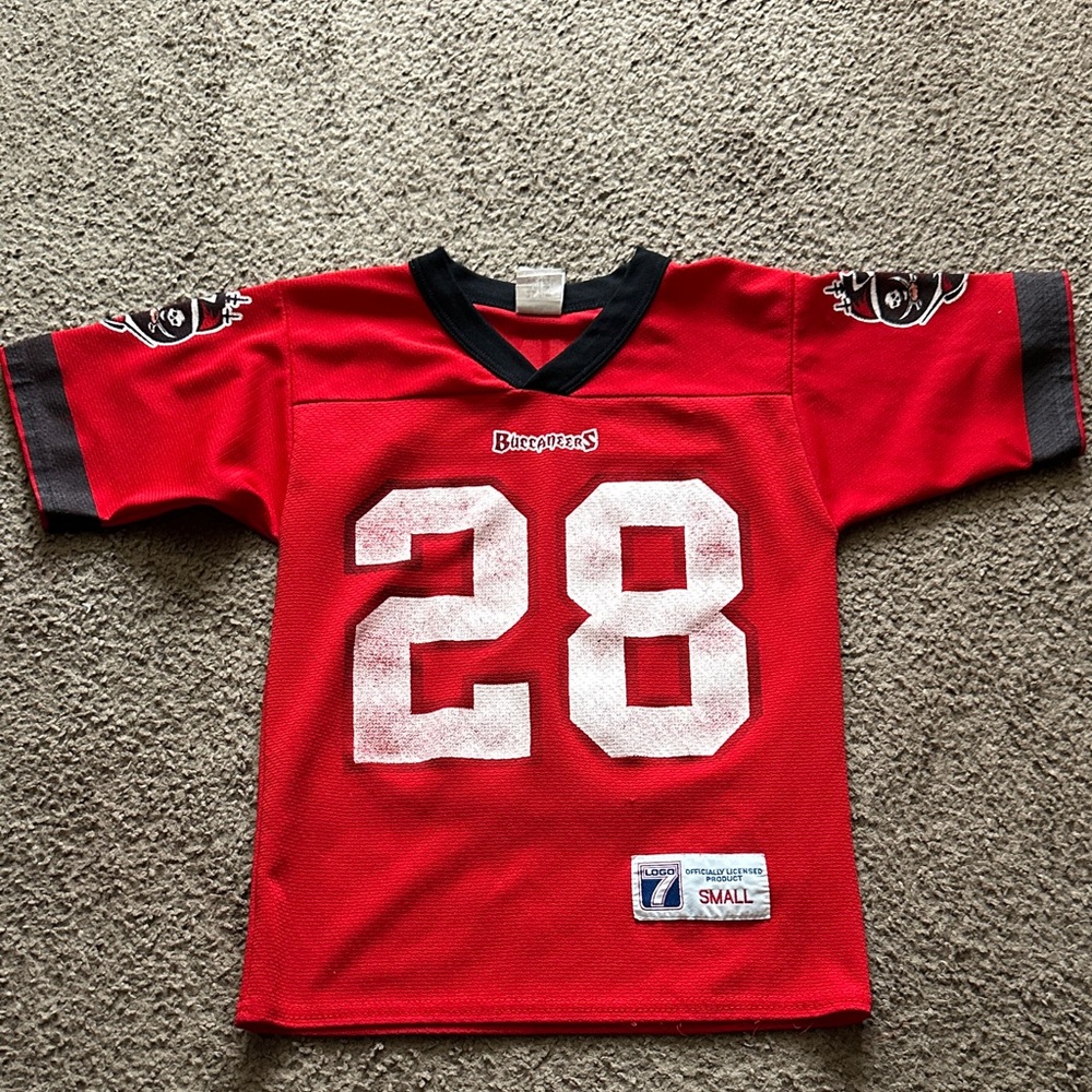 LOGO 7 Red Buccaneers Kids Jersey